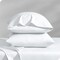 Organic Cotton Standard/Queen Pillowcase Set - Crisp Percale Weave - White Pillowcases 2 Pack - Lightweight & Breathable